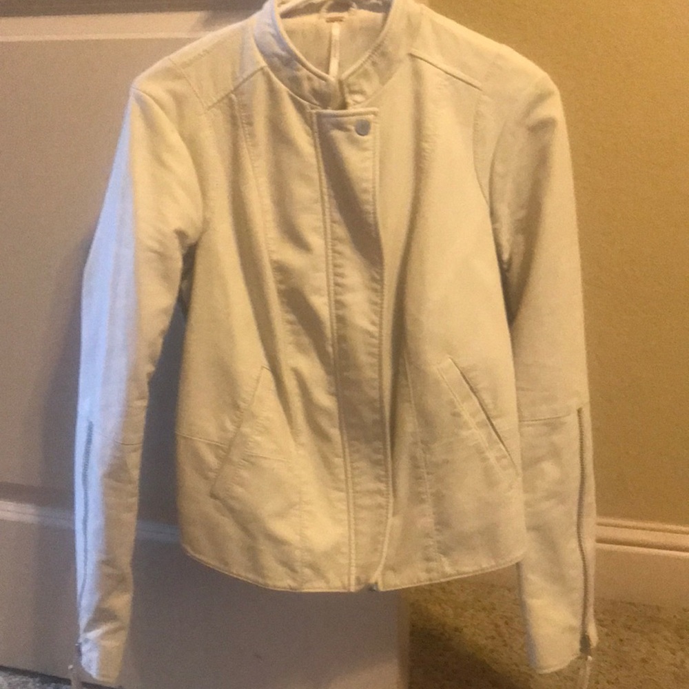 Free People leather jacket